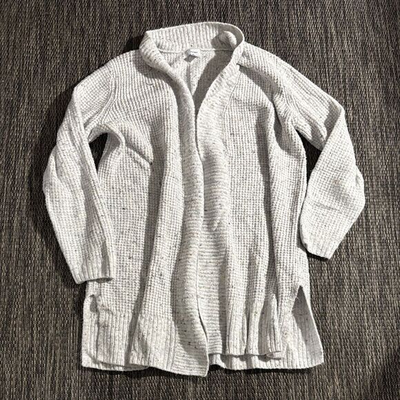 Old navy Cardigan sweater waffle stitch Open-Front Thermal - Picture 1 of 6